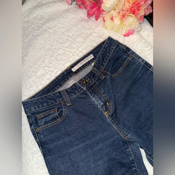 DKNY Dark Blue Straight Leg Jeans Size 10 - Picture 2 of 9